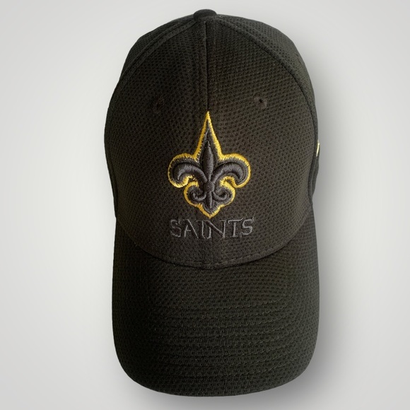 NEW ERA New Orlean Saints Mesh Hat | Black | Size‎ L/XL - Picture 1 of 7